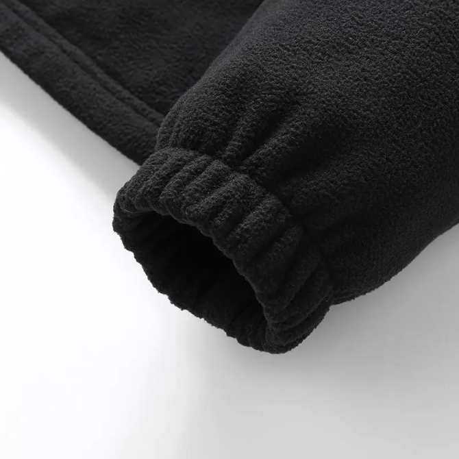 Мужская флисовая кофта на молнии с подогревом Черный, 2XL Винница - изображение 8