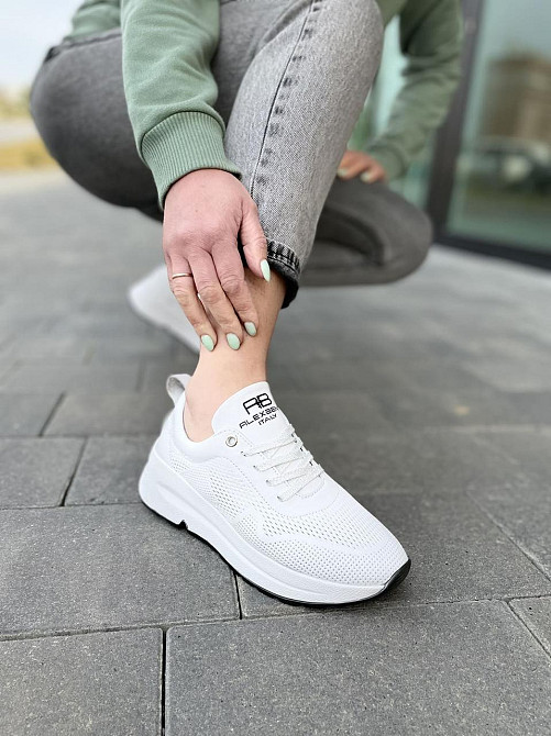 ALEX BENZ Кросівки жіночі ALEX BENZ 21205 ST білі (весна-літо, шкіра натуральна) (5013) Коломыя - изображение 8