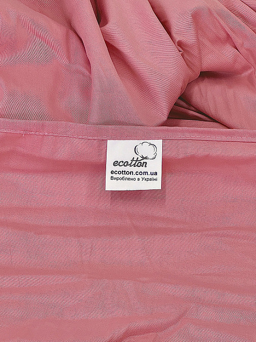 Ecotton Простирадло на резинці Ecotton 120х200 см із сатину (арт. 15-1611 Brindal Rose) рожева Киев - изображение 7