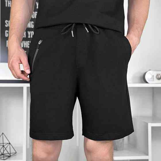 Мужские летние черные шорты Pobedov Griz Киев