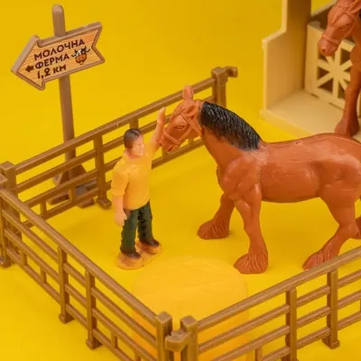 Ігровий набір Otamanko Веселий хутір (вантажівка та стайня з кіньми) (8818K) Вінниця - фото 8