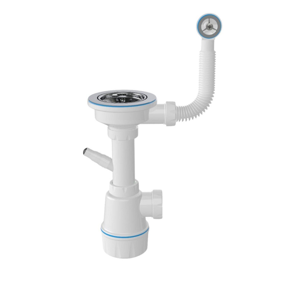 VALESO Комплект: Мийка SELENA 7950 графіт + Змішувач NS02A графіт + Сифон 1041 Киев - изображение 7