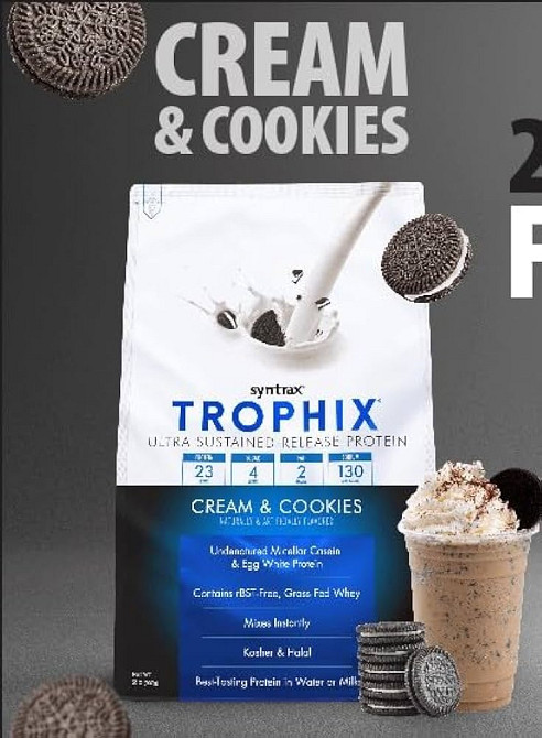 Trophix (66 % protein ) 908g (Cream &amp; Cookies) Луцк - изображение 3
