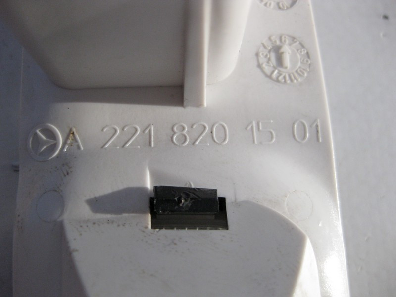 Mercedes-Benz  A2218201501 + A2218252710 9051 Плафон задньої лівої стельової ручки чорний S-Class W221 Одеса - фото 3