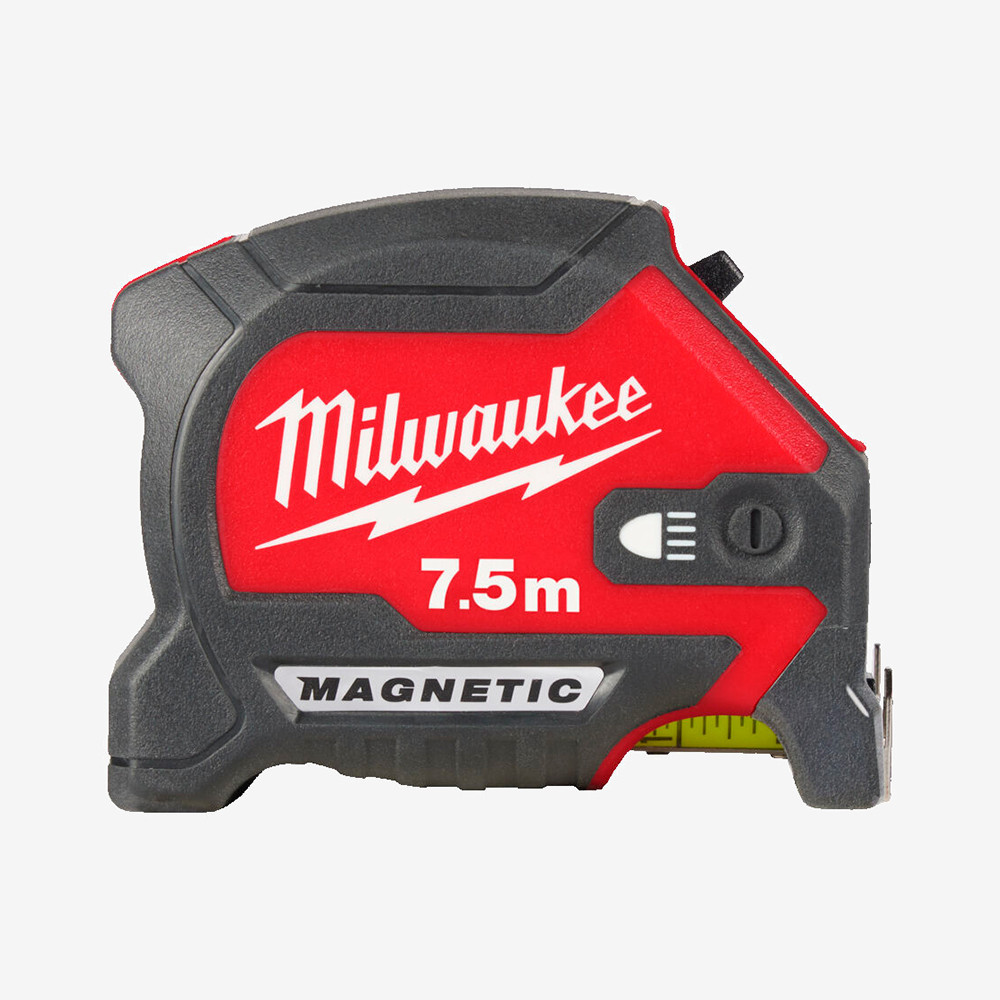 Рулетка магнитная метрическая MILWAUKEE с LED подсветкой, 7,5м, (30мм) Одесса - изображение 1