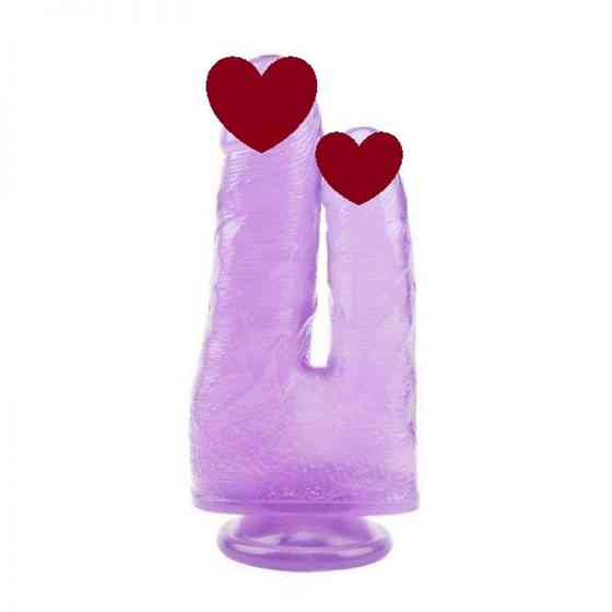 Фалоімітатор подвійний 7.9 Inch Dildo, Purple Sex Aura Київ