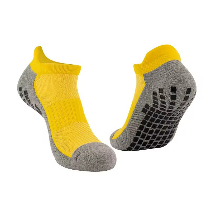 Шкарпетки короткі з антиковзаючим покриттям на підошві CZST-322 жовті, розмір M Кам'янець-Подільський - фото 1