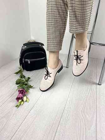 VIKTTORIO Туфлі жіночі VIKTTORIO 222 пудра (весна-літо, шкіра натуральна) (3134) 36р.39р. Коломыя