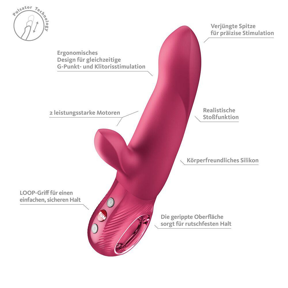 Пульсатор Fun Factory Bi Stronic Arc Raspberry Sex Aura Київ - фото 8