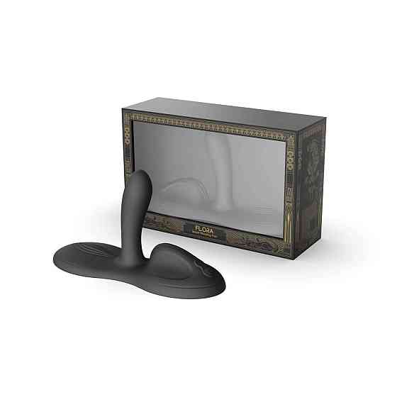 Sit-on-top смарт-вібратор Zalo – Flora Smart Vibrating Pad Obsidian Black, 9 моторів Sex Aura Київ