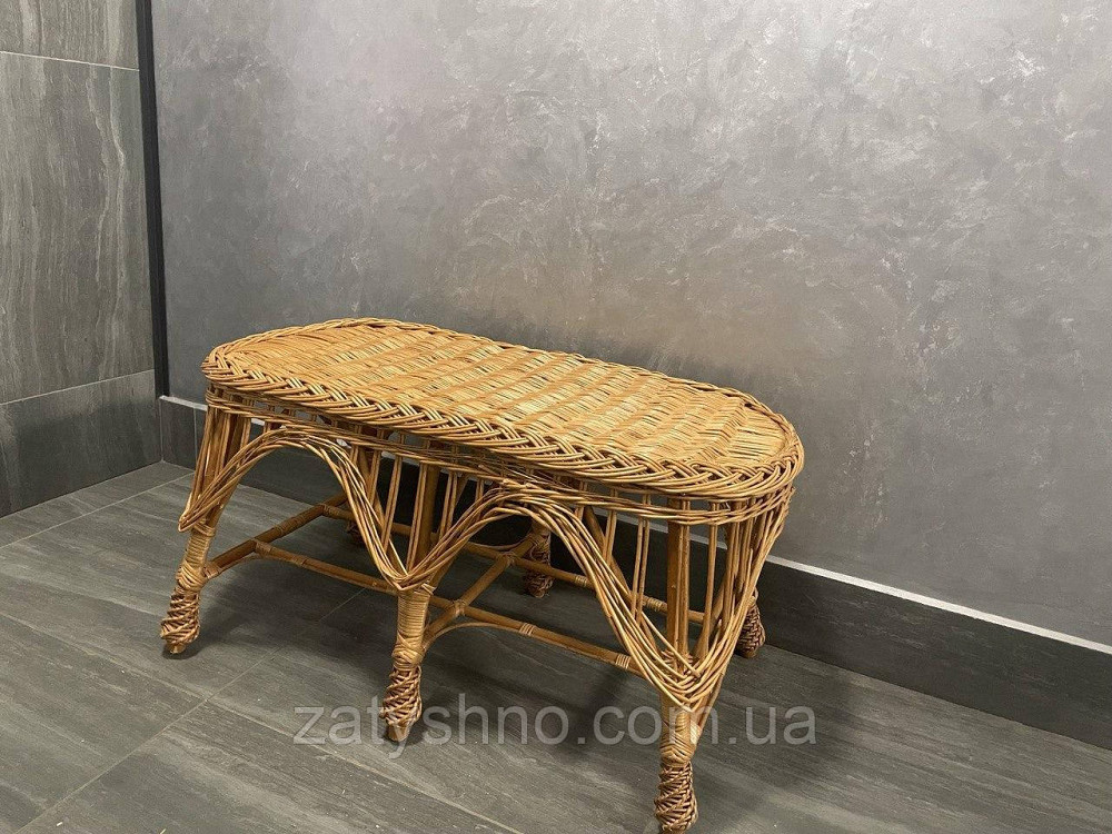 Лавка плетеная в коридор Киев - изображение 3