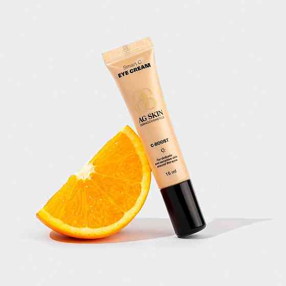 Концентрированный крем для кожи под глазами с липосомированным витамином C Smart C eye cream AG SKIN 15 мл Днепр