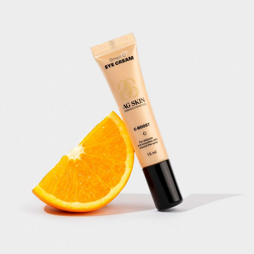 Концентрированный крем для кожи под глазами с липосомированным витамином C Smart C eye cream AG SKIN 15 мл Днепр - изображение 2