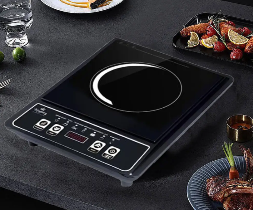 Індукційна плита Kingberg KB-2057, 1 конфорка, цифровий дисплей, таймер, чорна, 2000 Вт Одеса - фото 6