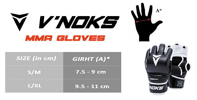 Рукавиці MMA V`Noks Aria White S/M Каменское - изображение 7