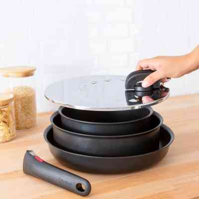 Кришка для посуду Tefal Ingenio, 20-28см, нержавіюча сталь, пластик (L9829853) Вінниця