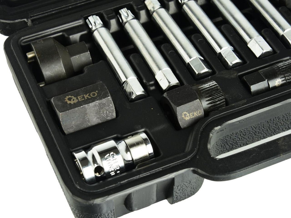 Набір ключів "GeKo" для генератора змінного струму [к-т 13шт] з хром-ванадієвої легованої сталі [Cr-V] Стрый - изображение 4