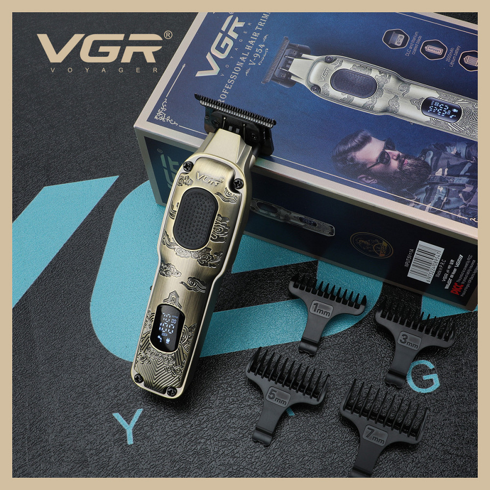 Підстригальна машинка VGR, Машинка для точної стрижки бороди та волосся Бритва тример IV-26 Київ - фото 7