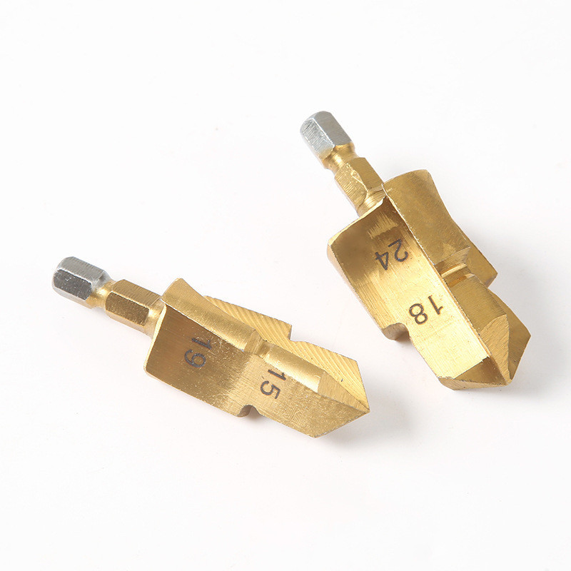 Титанове ступеневе сверло 18-24мм для PPR труб Київ - фото 5