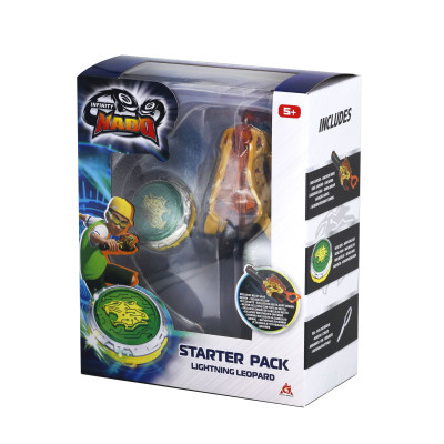 Дзига Infinity Nado VI серія Starter Pack Lighting Leopard Сліпучий Леопард (EU654114) Вінниця - фото 1
