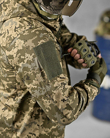 Весняна тактична куртка Mossad піксель Київ - фото 7