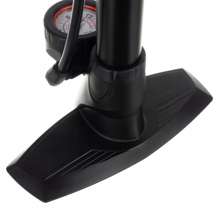 Насос напольный с манометром и шлангом + 3 насадки Trizand (19164) Black Нововолынск - изображение 7