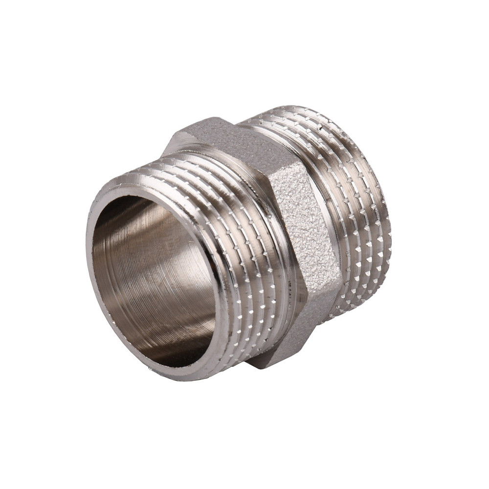 Ниппель 3/4″НН никелированный под прокладку NN442G OPTIMUM Киев - изображение 2