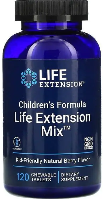 Мультивітаміни для дітей Life Extension Children's Formula Mix 120 жев таб ягідний смак Київ - фото 1