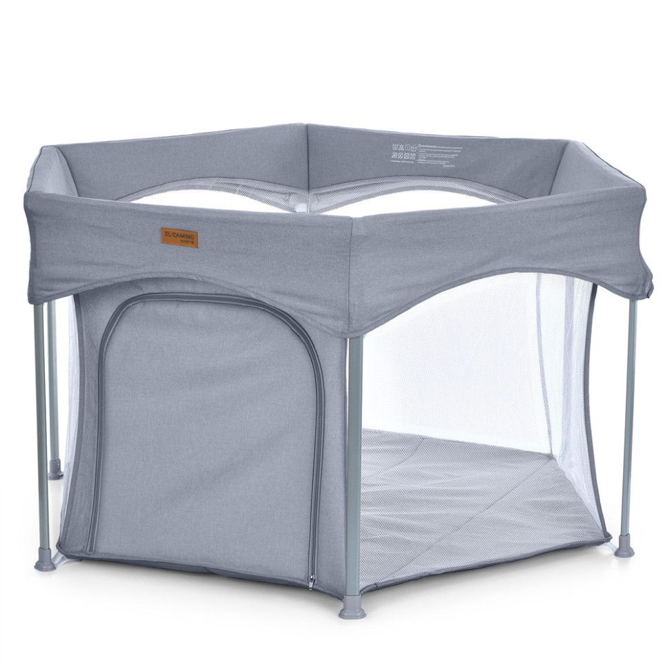 Детский манеж SWIFT 6 ME 1195 Gray 145х117х74 см Винница - изображение 1