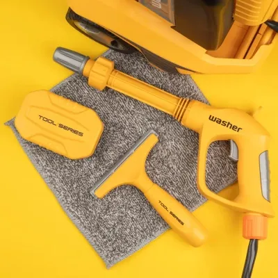 Ігровий набір Otamanko портативна автомийка на батарейках жовта (T017) Вінниця - фото 7