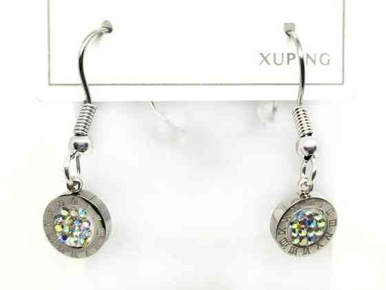 Сережки жіночі зі стразами XuPing Київ