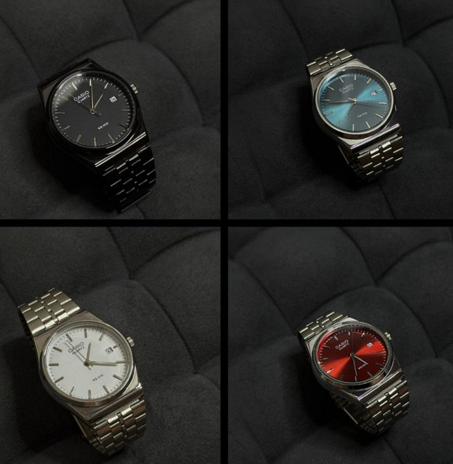 Годинник Casio MTP-VC01 Silver/Black | Мужские часы Харьков - изображение 6