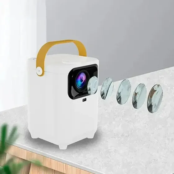 Портативный проектор + пульт, 4K HD, Android 11.0, Wi-Fi 6.0, Bluetooth, E350 / Мультимедийный проектор домашний Коломыя