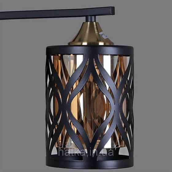 Люстра Стелоу в гостиной Siriius B N5942/4 Bk+COP на 4 потолках Киев