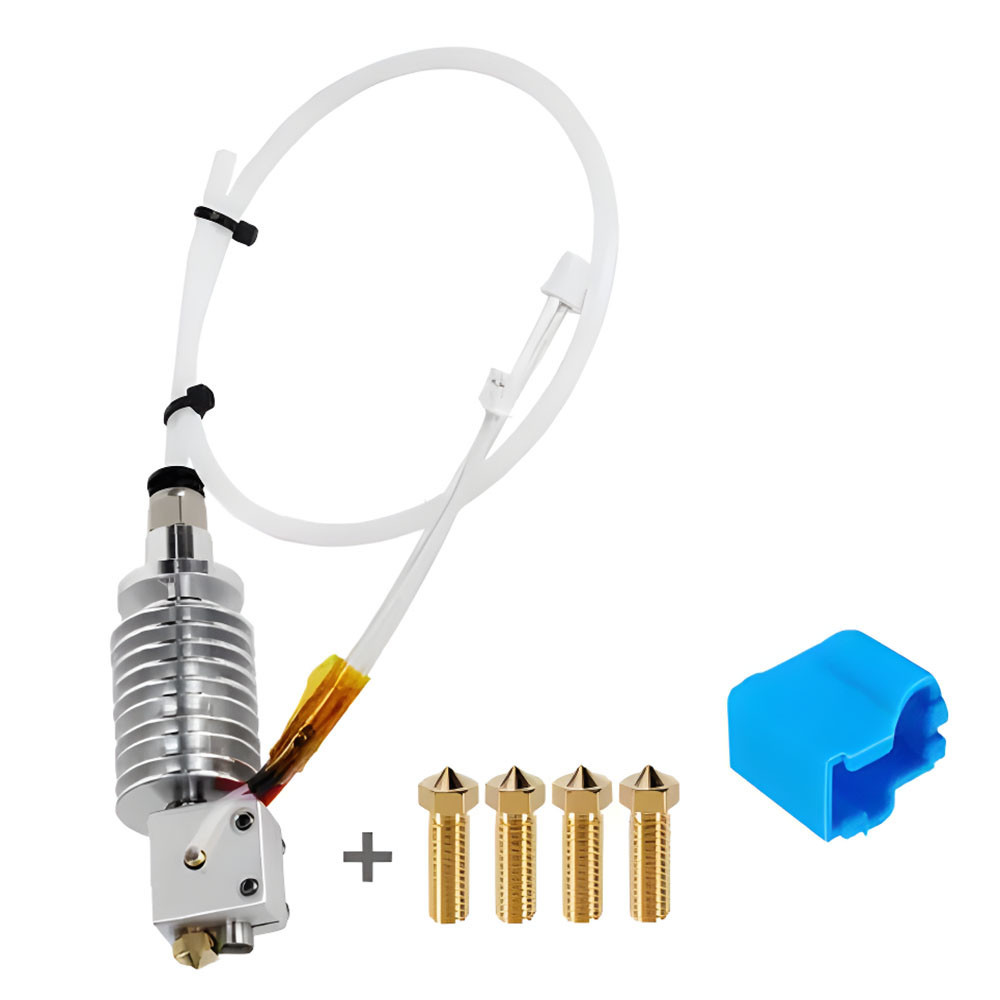 Хотенд KINGROON E3D V5-vyper  с радиатором для 3d принтера Anycubic Vyper плюс носок и 4 сопла Киев - изображение 2