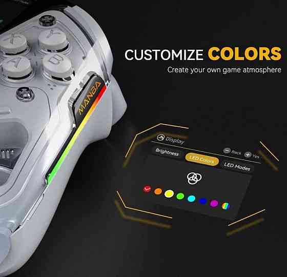Беспроводной геймпад Manba One с дисплеем, RGB-подсветкой и док-стан. Харьков