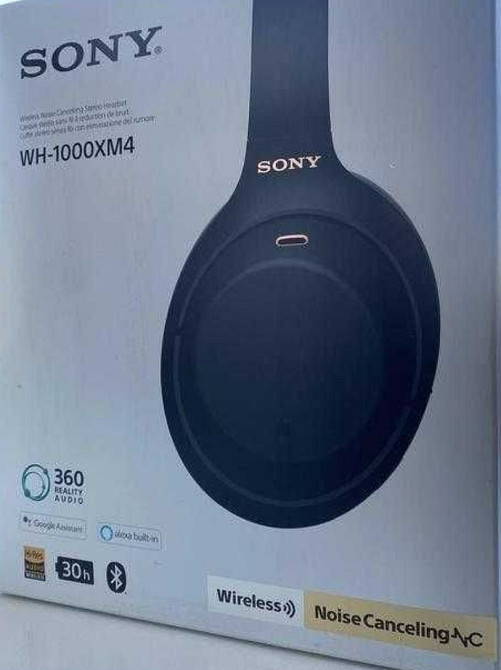 Sony WH-1000XM4 Blue Новые. Киев - изображение 1
