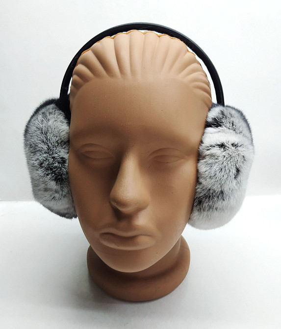 Хутряні навушники жіночі з Rex Шиншиловий Харків - фото 2