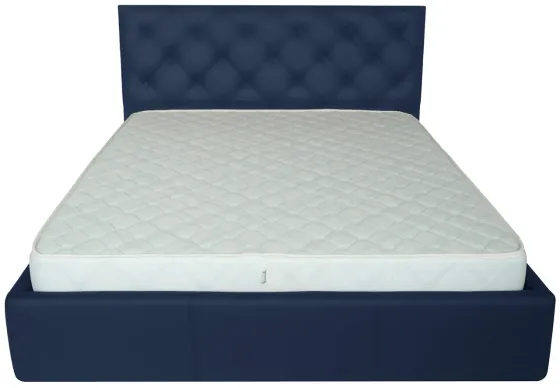 Кровать Двуспальная Bristol Comfort 180 х 190 см Fly 2227 С подъемным механизмом и нишей для белья Синий Киев