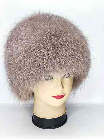 Шапка зимняя меховая женская сноп Анастасия Какао Харьков