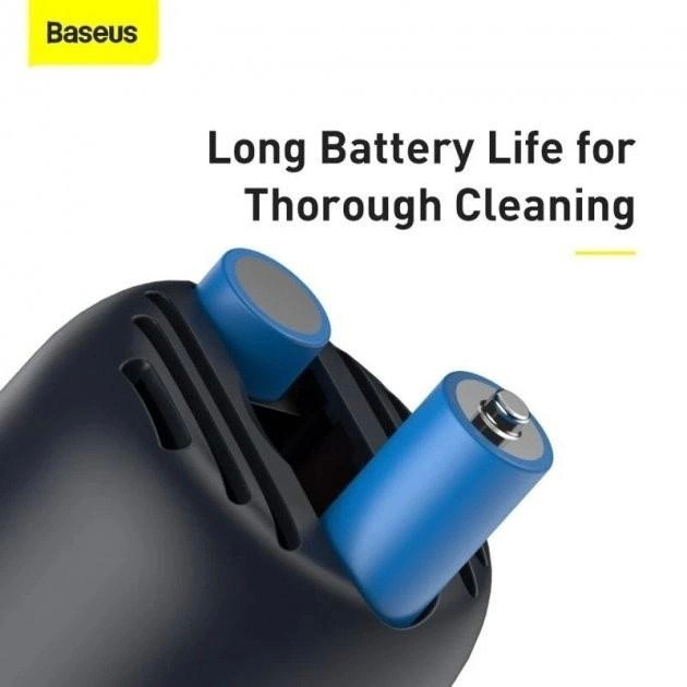 Портативний пилосос Baseus C2 Desktop Capsule Vacuum Cleaner mini CRXCQC2A-01 (Чорний) Николаев - изображение 5