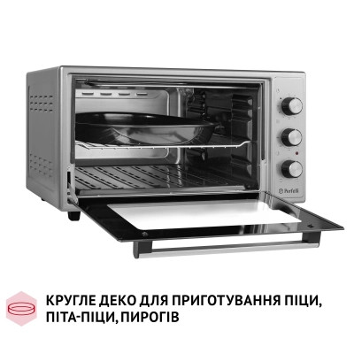 Електропіч Perfelli MIRAGE 48 GREY Вінниця - фото 2