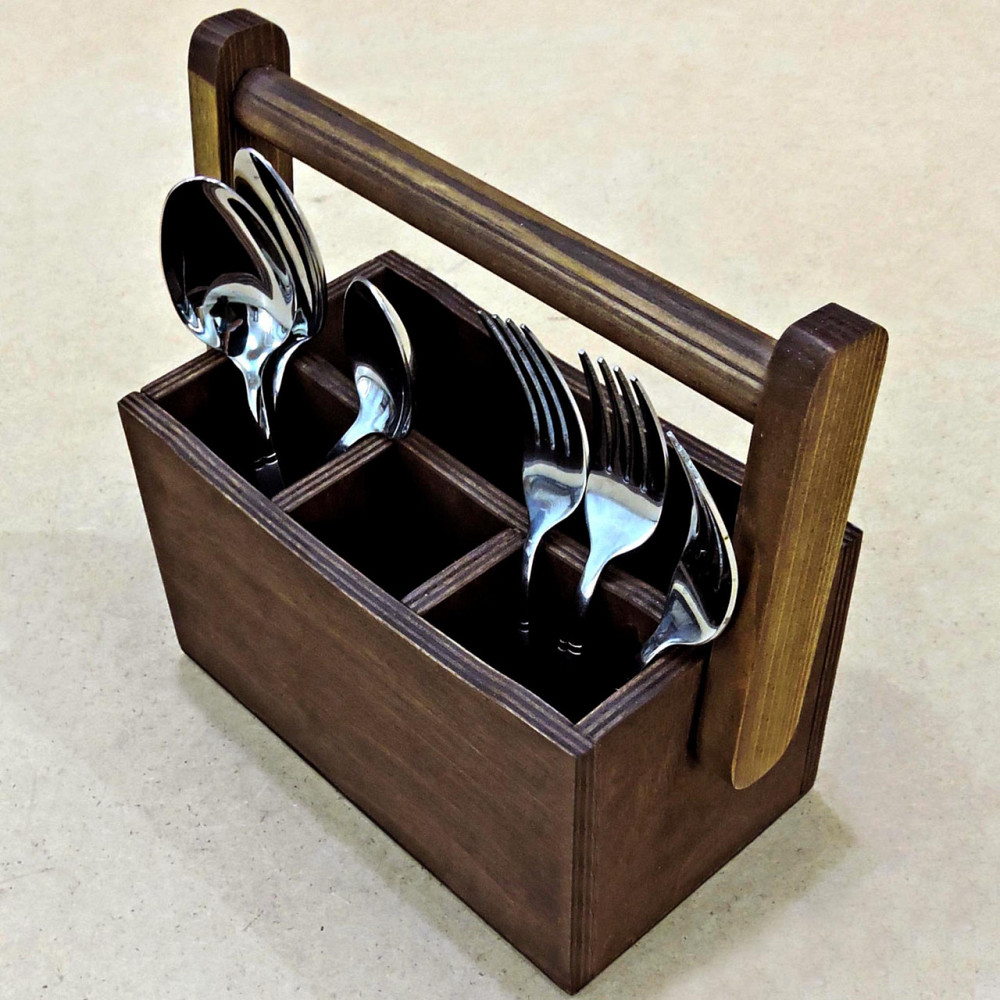 Підставка для столових приборів "Сьюджо" капучино Миколаїв - фото 1