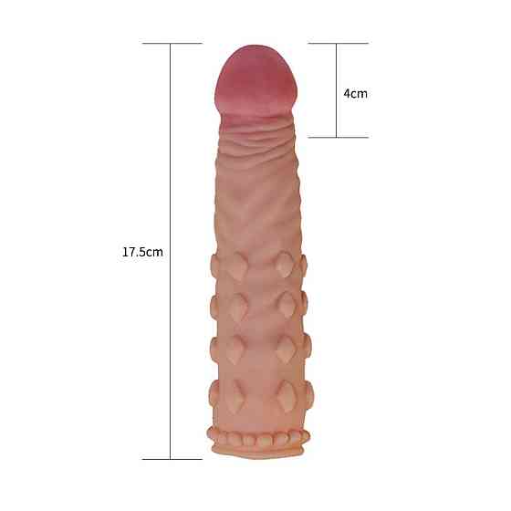 Насадка на член Pleasure X-Tender Penis Sleeve Flesh 2 Sex Aura Киев
