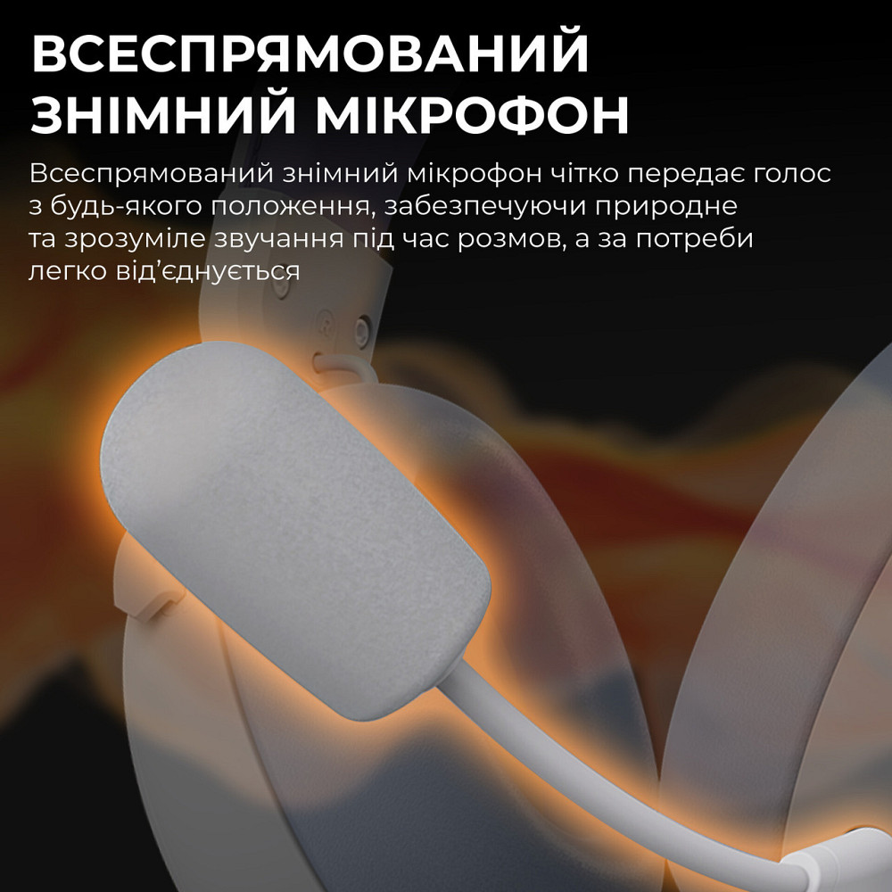 Bluetooth-гарнітура Ajazz AHM08 MAX 3-Mode White (AHM08-MAX-PWB) ( 17374 ) Харків - фото 5