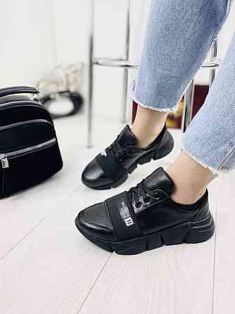 VLADEKS Кросівки жіночі VLADEKS 1074 чорні (весна-осінь, шкіра натуральна) (3180) лише 38р. Коломия