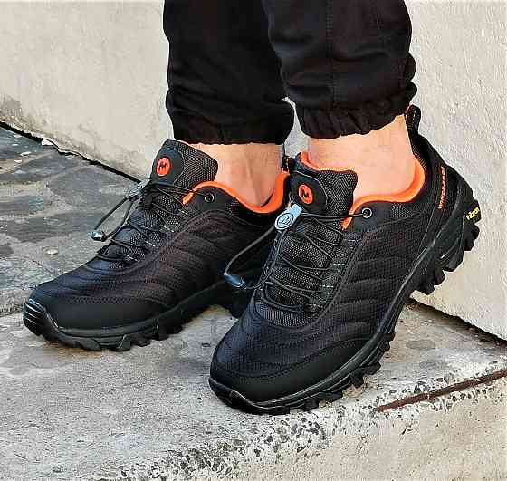 Кросівки MERRELL ТЕРМО Gore-Tex Чоловічі Чорні з Жовтогарячим Мерелл (розміри: 41) Дніпро