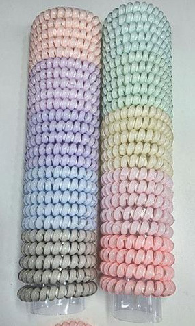 Гумки пружинки для волосся великі 50 шт. Київ - фото 1