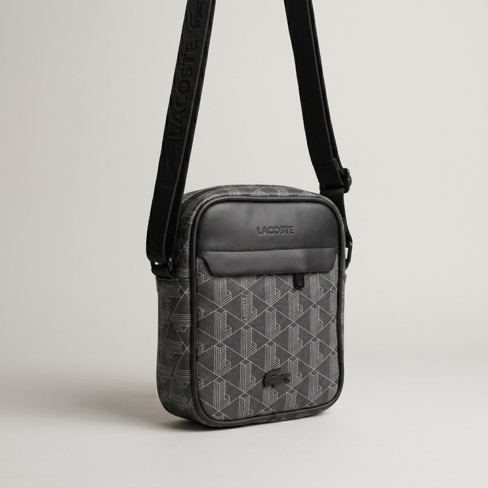 Мужская борсетка, сумка Lacoste, Лакоста (82439) черная Киев - изображение 1