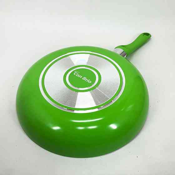 Алюмінієві каструлі з антипригарним покриттям Con Brio СВ-2814 28 см, Алюмінієва каструля-сковорода MG-43 Івано-Франківськ